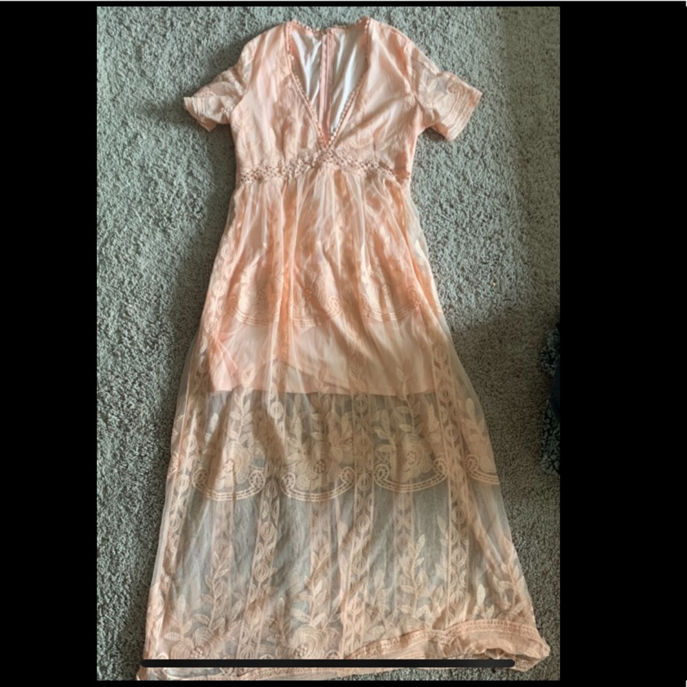 Pink Maxi Dress